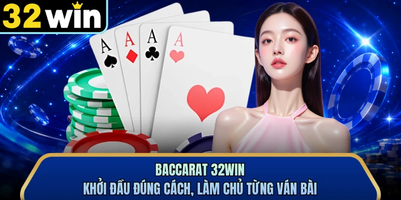 Baccarat 32WIN - Khởi Đầu Đúng Cách, Làm Chủ Từng Ván Bài