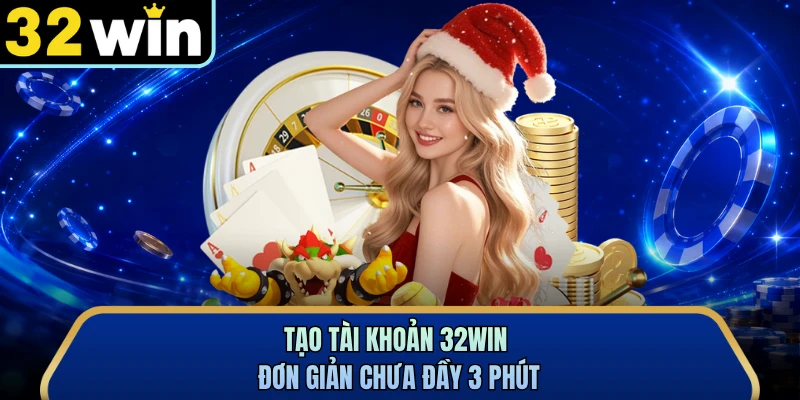 Tạo tài khoản 32WIN đơn giản chưa đầy 3 phút